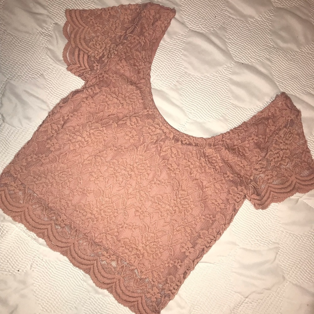Forever 21 lace crop top
